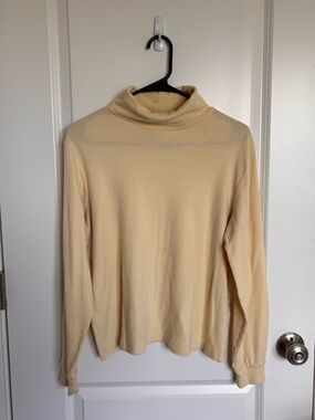 Vintage Baxter & Wells Yellow Turtleneck